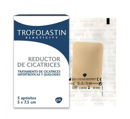 Trofolastin reductor de cicatrices (5 x 7.5 cm 5 u)