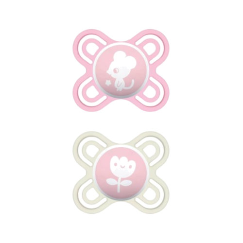 Chupete silicona - mam perfect start (0 -2 meses r pack doble)