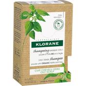 Klorane champu mascarilla 2 en 1 polvo a la ortiga y a la arcilla (8 sobres 3 g)