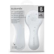 Cepillo y peine infantil soft suavinex blanco decorado - suavinex