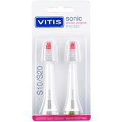 Cepillo dental electrico - vitis sonic s10 / s20 encias (2u recambio cabezal)