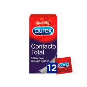 Durex sensitivo contacto total - preservativos (12 unidades)