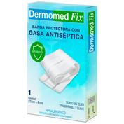 Dermomed fix - banda protectora con gasa antiseptica (1 unidad 75 cm x 8 cm)