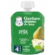 Gerber organic pouch pera (1 envase 90 g)