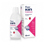 Fluor kin calcio enjuague bucal (fresa 500 ml)