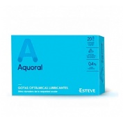 Aquoral gotas humectantes c/ a hialuronico 0.4% - gotas oftalmicas lubricantes esteriles (0.5 ml 20 
