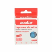 Tapones oidos cera y resinas sinteticas - acofarma (6 u)