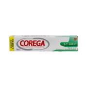Corega crema extra fuerte sin sabor - adhesivo protesis dental (70 g)