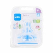 Tetina silicona - mam-3 flujo rapido (4+ m)