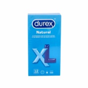 Durex natural xl - preservativos (12 u)