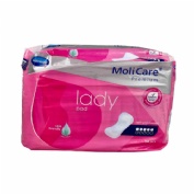 Absorbente incontinencia orina ligera lindor lady pad maxi night 6 gotas 14 unidades - molicare prem