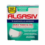Algasiv - almohadillas adhesivas protesis (18 u superior)