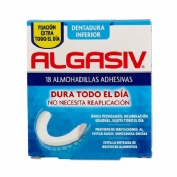 Algasiv - almohadillas adhesivas protesis (18 u inferior)