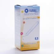 Tampones 100%algodon - farmaconfort con aplicador (regular 16 u)