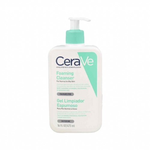 Cerave gel limpiador espumoso (1 envase 473 ml)